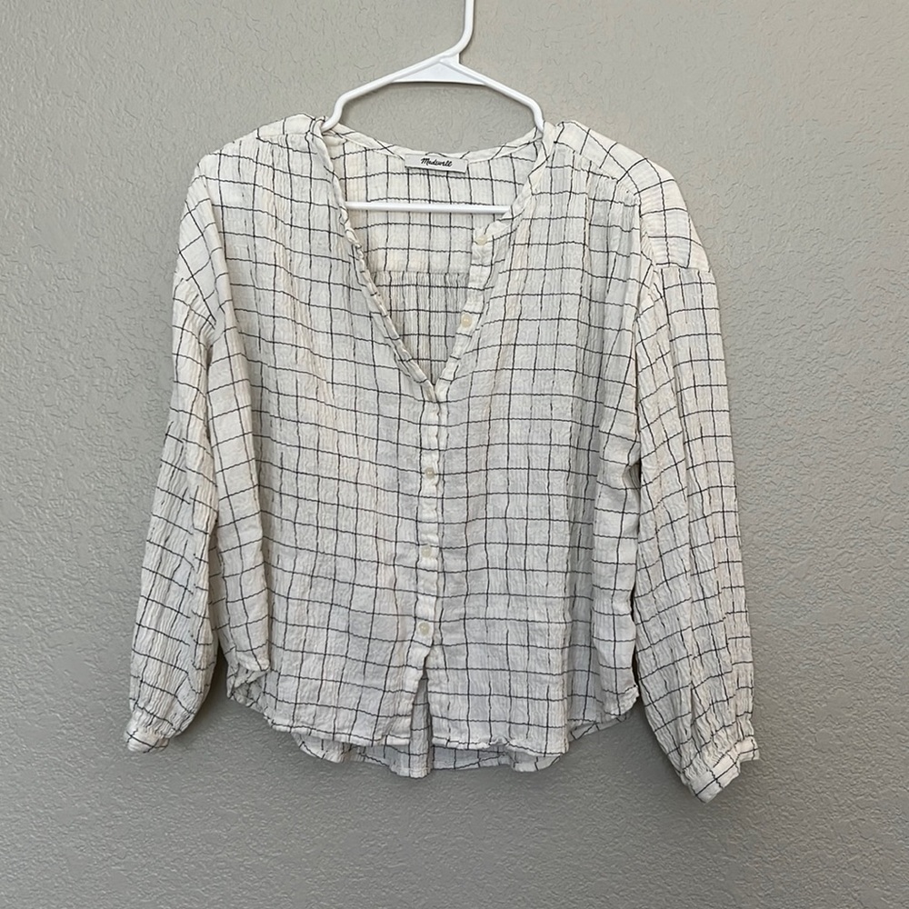 Madewell Button Up Top
